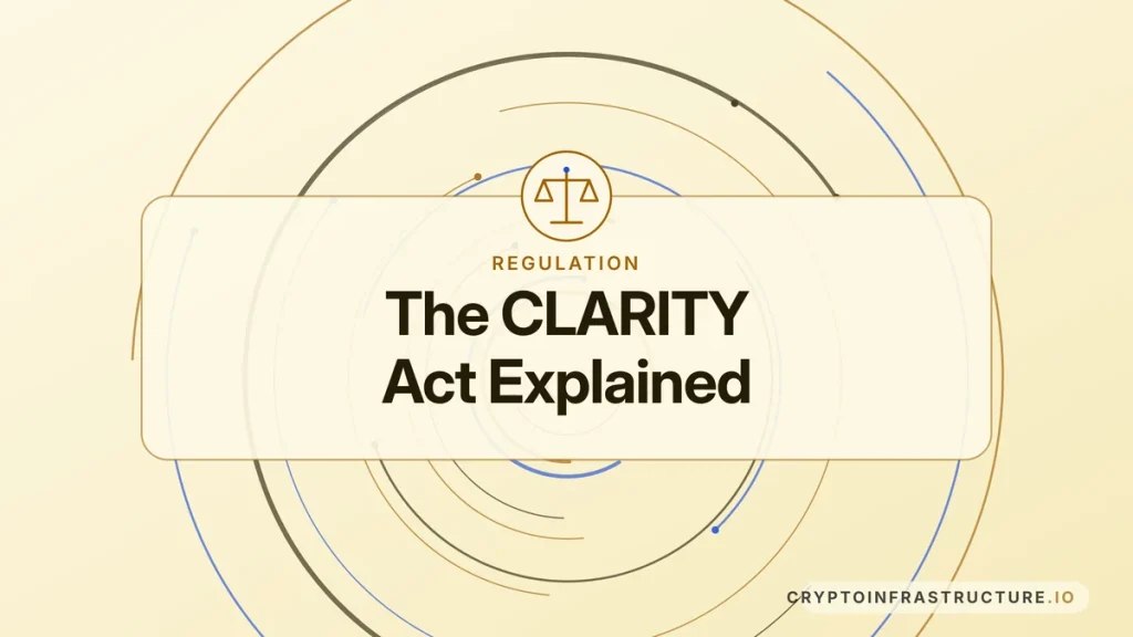The CLARITY Act Explained: What It Changes for Exchanges, Tokens and Custody – featured image, cryptoinfrastructure.io