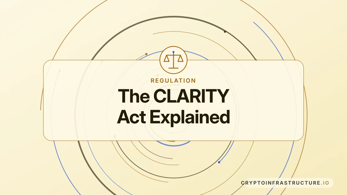 The CLARITY Act Explained: What It Changes for Exchanges, Tokens and Custody – featured image, cryptoinfrastructure.io