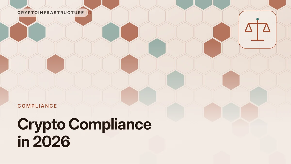 Crypto Compliance in 2026: KYC, AML, Travel Rule and the Vendors That Do It – featured image, cryptoinfrastructure.io