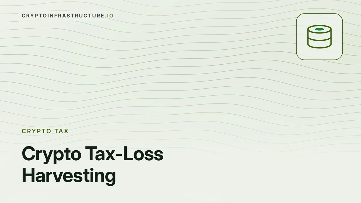 Crypto Tax-Loss Harvesting: How It Works and the Wash-Sale Question – featured image, cryptoinfrastructure.io