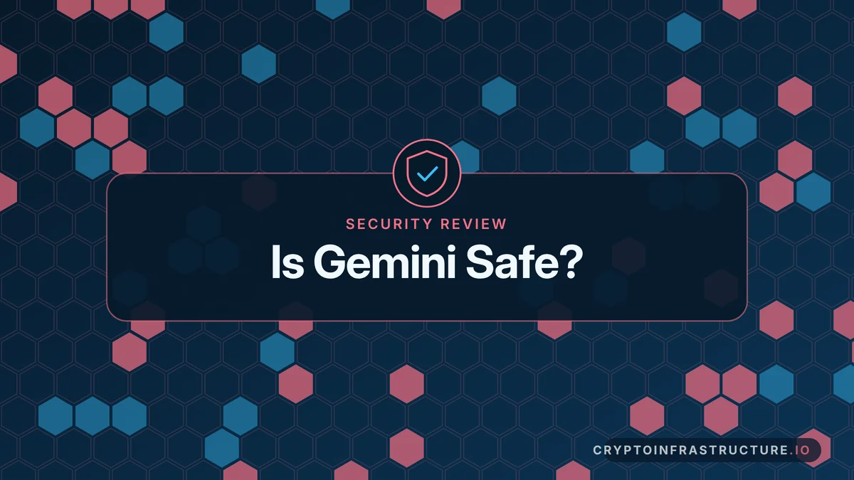 Is Gemini Safe? The Most Regulated US Exchange, Explained – featured image, cryptoinfrastructure.io