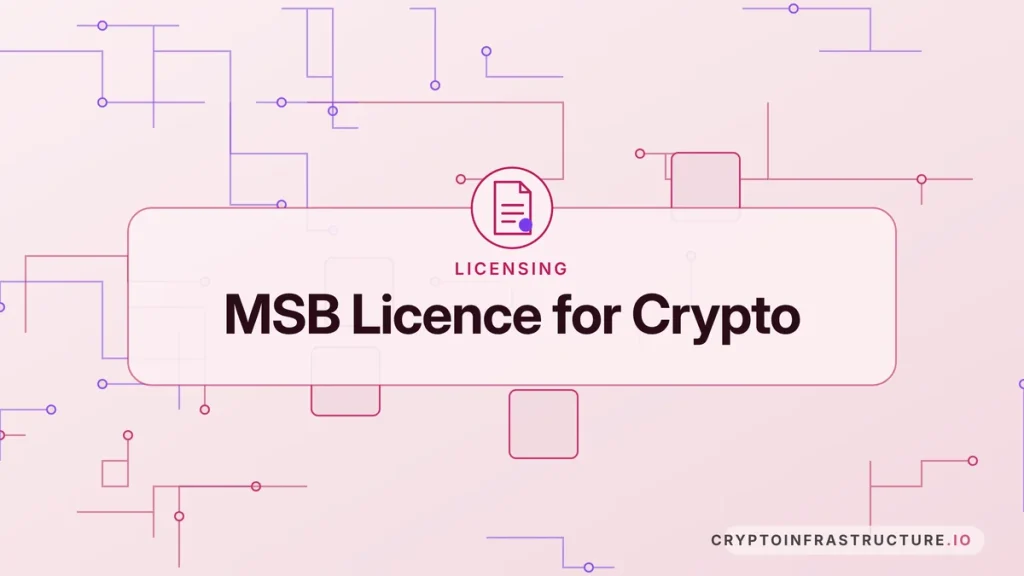 MSB Licence for Crypto: FinCEN Registration, State Licences and Cost – featured image, cryptoinfrastructure.io