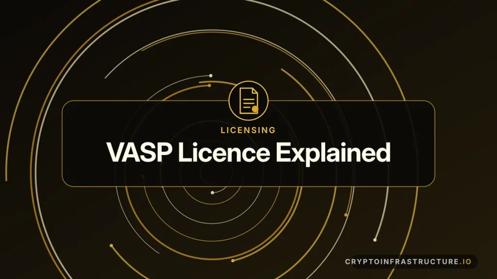 VASP Licence: What It Is, Where to Get One and What It Costs – featured image, cryptoinfrastructure.io