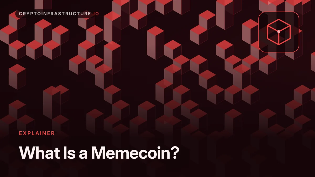 What Is a Memecoin? How They Launch, Pump and Rug – featured image, cryptoinfrastructure.io