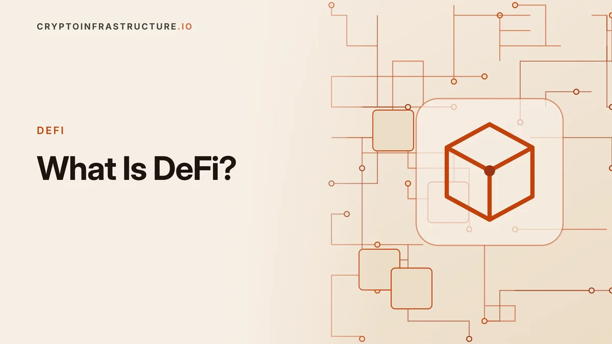 What Is DeFi? Decentralised Finance Explained (With the Risks) – featured image, cryptoinfrastructure.io